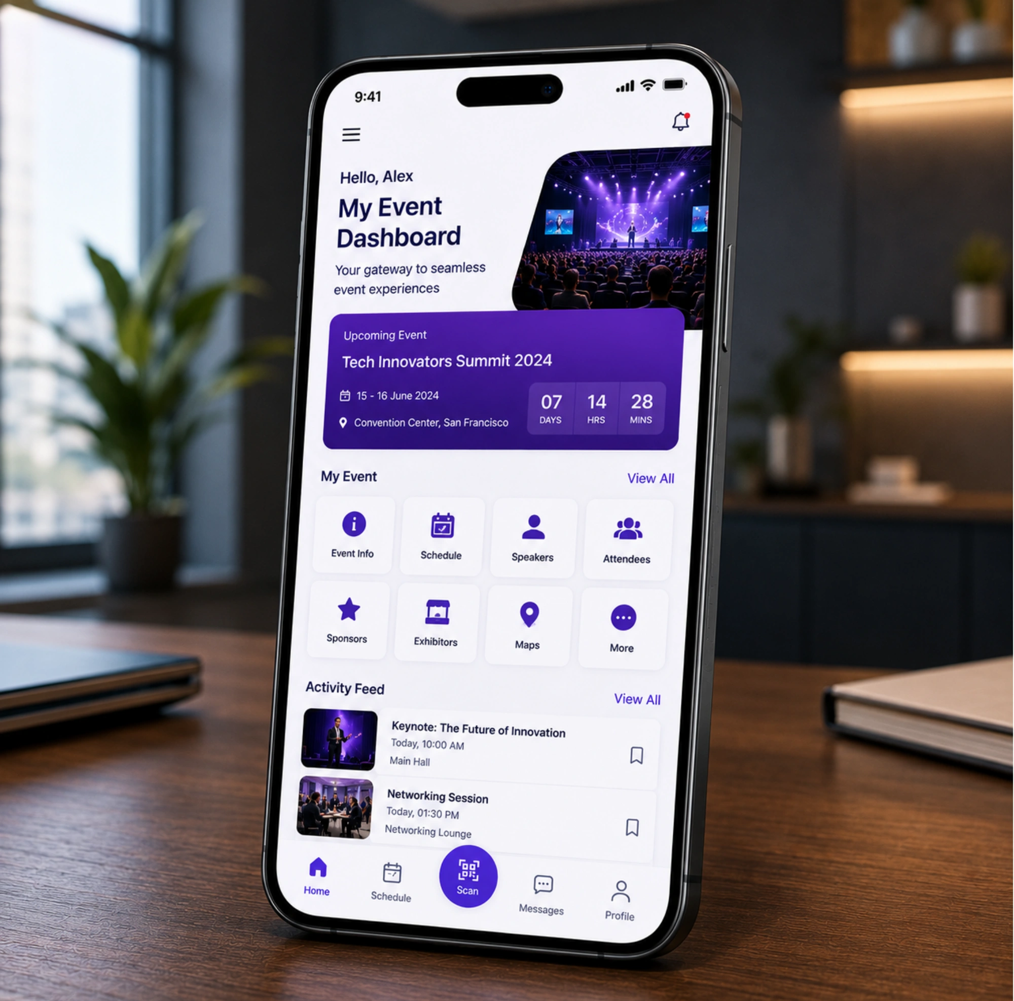 Custom Event Mobile App